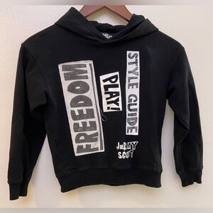 Jeremy Scott New York Black Hoodie Boys Youth Size‎ 8/ 128 CM
